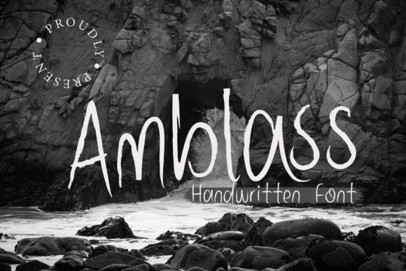 Amblass: A Handwritten Font for Editorial Design