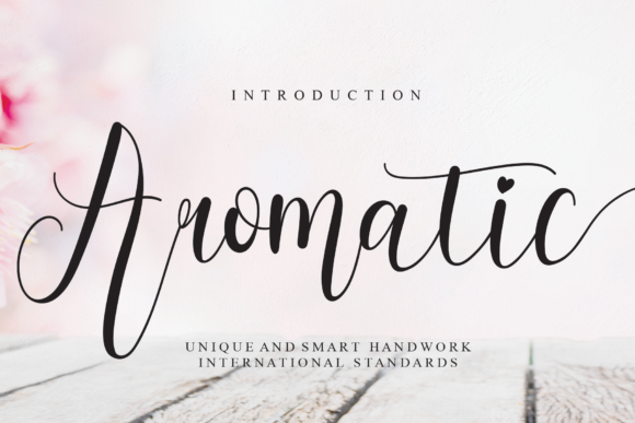 Aromatic Font: Handwritten Elegance