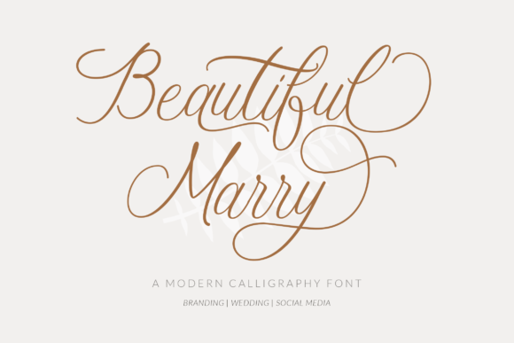 Beautiful Marry Font for Web Design