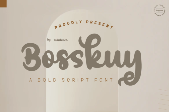 Bosskuy: A Bold Handwritten Font for Branding