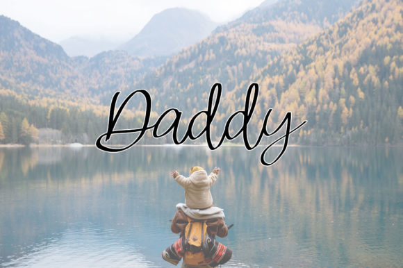 Daddy Font: A Sweet Touch for Business Branding