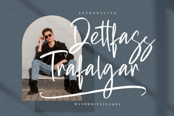 Dettfass Trafalgar: A Luxurious Script Font
