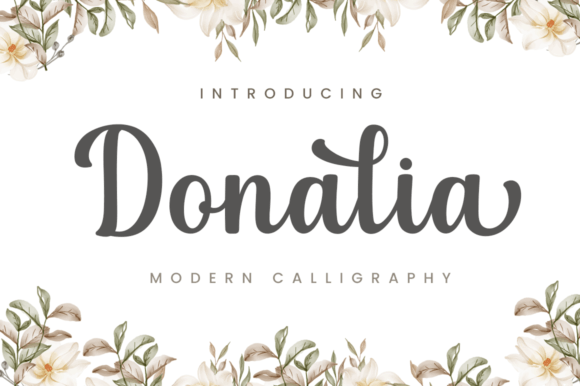 Donalia: Elegant Script Font for Crafters