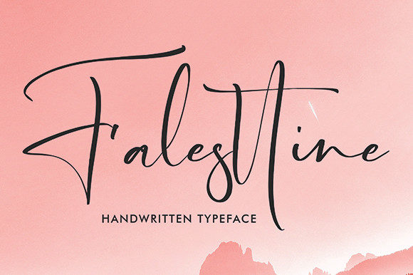 Fallestine: A Romantic Calligraphy Font