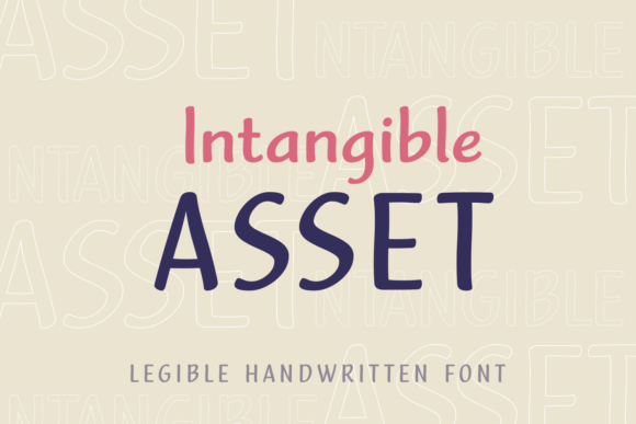 Intangible Asset: A Handwritten Font for Real Design