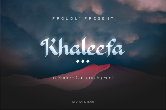 Khaleefa: A Bold Script for Web Design