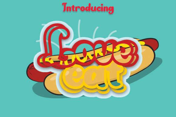 Love Eat Font: Elegant Script for Creative Makers