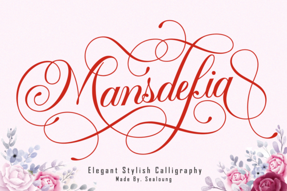 Mansdefia: A Sweet Script Font