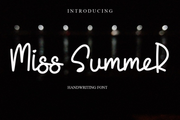 Miss Summer Font for Business