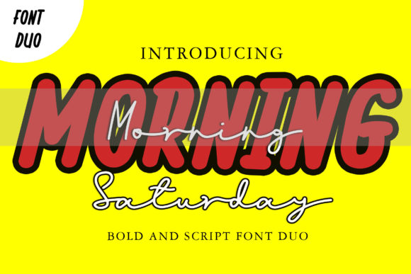 Morning Saturday Font for Branding
