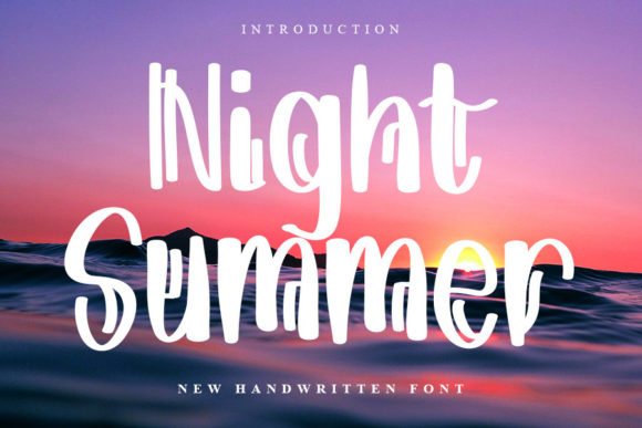 Night Summer: A Bold Font for Digital Campaigns
