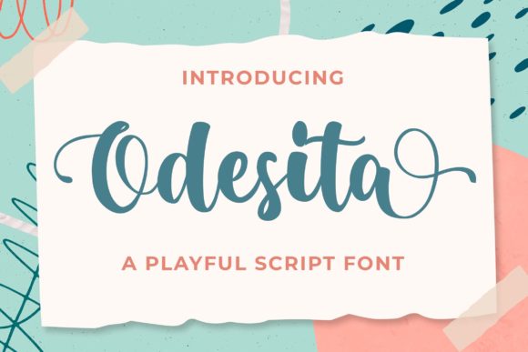 Odesita: A Dazzling Script Font for Web Design