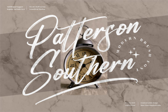 Patterson Southern: A Luxurious Script Font for Web Design