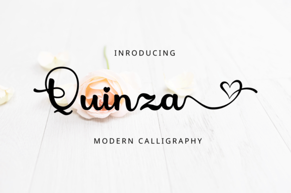 Quinza: A Luxurious Script Font