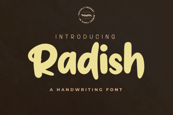 Radish: A Font That Speaks Volumes