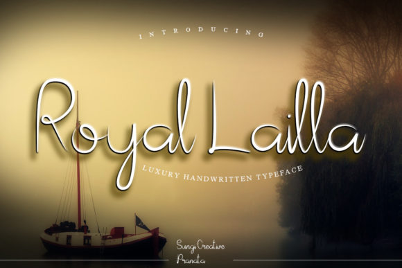 Royal Lailla: Elegant Script Font for Business
