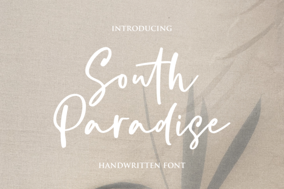 South Paradise Font: Modern Handwritten Style