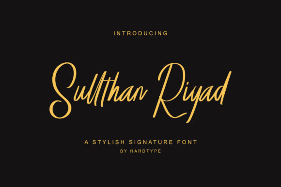 Sullthan Riyad Font for Creative Projects