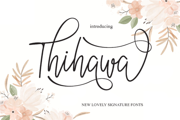 Thihawa: A Delicate Script Font